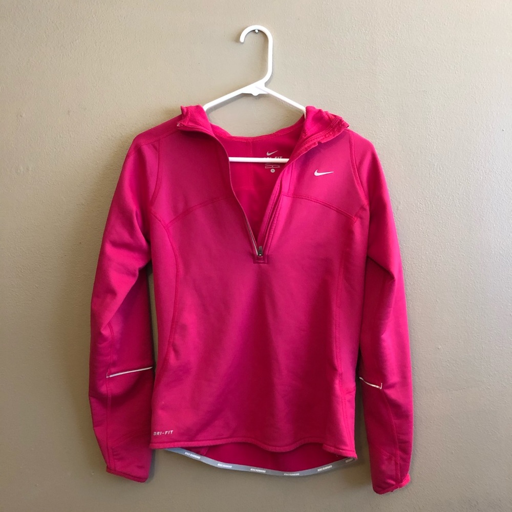 Pink Nike Dri-Fit Hoodie Size Small